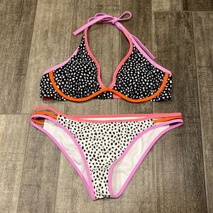Victoria’s Secret Polka Dot Bikini Top & Bottom